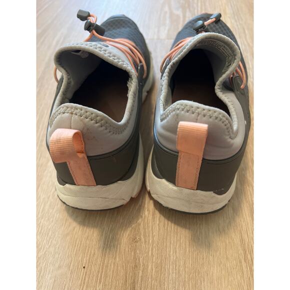 VIONIC LONDON WALKING SNEAKER WOMEN SZ 6 GRAY Bungee Lacing Mesh Upper - Picture 3 of 6